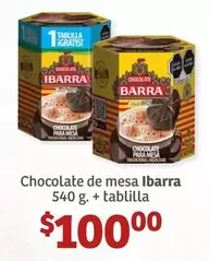 Oferta de Ibarra - Chocolate De Mesa por $100 en Soriana Híper