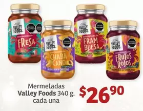 Oferta de Valley Foods - Mermeladas por $26.9 en Soriana Híper