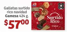 Oferta de Gamesa - Galletas Surtido Rico Navidad por $57 en Soriana Híper