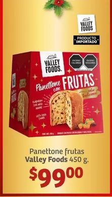 Oferta de Valley Foods - Panettone Frutas por $99 en Soriana Híper