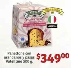 Oferta de Panettone Con Arandanos Y Pasas por $349 en Soriana Híper