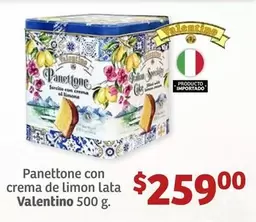 Oferta de Panettone Con Crema De Limon Lata por $259 en Soriana Híper