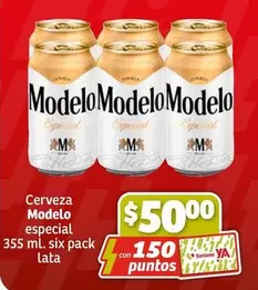 Oferta de Modelo - Cerveza Especial por $50 en Soriana Híper