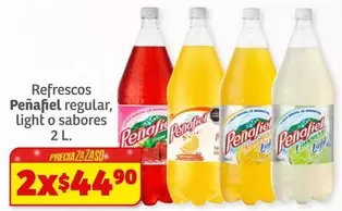 Oferta de Peñafiel - Refrescos Regular, Light O Sabores por $44.9 en Soriana Híper