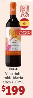 Oferta de Vino Tinto Roble por $199 en Soriana Híper