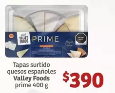 Oferta de Valley Foods - Tapas Surtido Quesos Espanoles por $390 en Soriana Híper