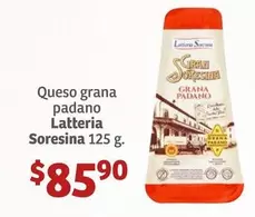 Oferta de Queso Grana Padano por $85.9 en Soriana Híper