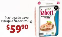 Oferta de Sabori - Pechuga De Pavo Extrafina por $59.9 en Soriana Híper