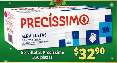 Oferta de Servilletas Preciseimo 350 Piezas en Soriana Híper