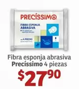 Oferta de Fibra Esponja Abrasiva Precissimo 4 Piezas por $27.9 en Soriana Híper