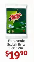 Oferta de Scotch - Fibra Verde  Brite por $19.9 en Soriana Híper