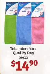 Oferta de Quality Day - Tela Microfibra  Pieza por $14.9 en Soriana Híper