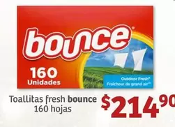 Oferta de Fresh - Toallitas  Spumante 160 Hojas por $214.9 en Soriana Híper