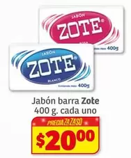 Oferta de Zote - Jabón Barra por $20 en Soriana Híper