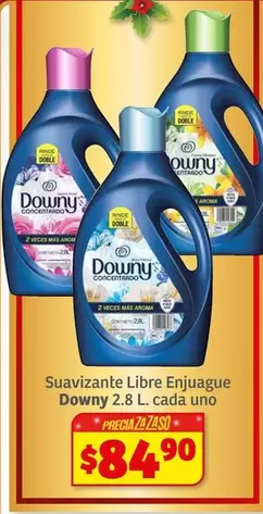 Oferta de Downy - Suavizante Libre Enjuague por $84.9 en Soriana Híper