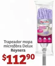 Oferta de Reynera - Trapeador Mopa Microfibra Delux por $112.9 en Soriana Híper