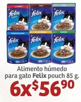 Oferta de Purina - Alimento Húmedo Para Gato Felix Pouch por $56.9 en Soriana Híper