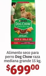 Oferta de Purina - Alimento Seco Para Perro Dog Chow Raza Mediana Grande por $699 en Soriana Híper