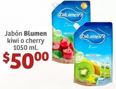 Oferta de Blumen - Jabón Kiwi O Cherry por $50 en Soriana Híper