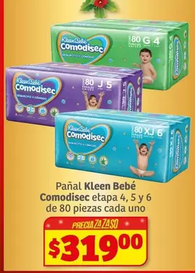 Oferta de Bebe - Pañal Bebé Comodisec por $319 en Soriana Híper