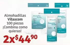 Oferta de Vitascom - Almohadillas por $44.9 en Soriana Híper