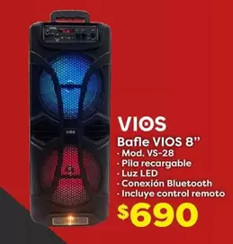 Oferta de Vios - Bafle  8" por $690 en Soriana Híper