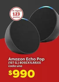 Oferta de 123 - Echo Pop por $990 en Soriana Híper