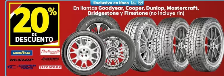 Oferta de Cooper - En Llantas en Soriana Híper