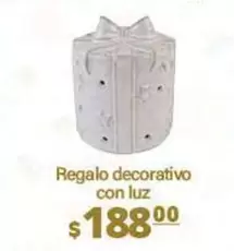 Oferta de Regalo Decorativo Con Luz por $188 en La Comer