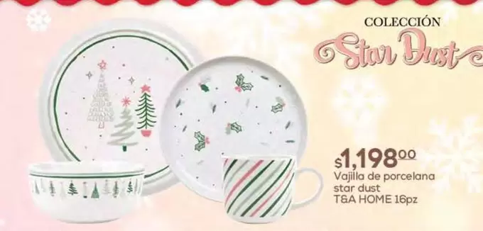 Oferta de Vajilla De Porcelana Star por $1198 en Fresko