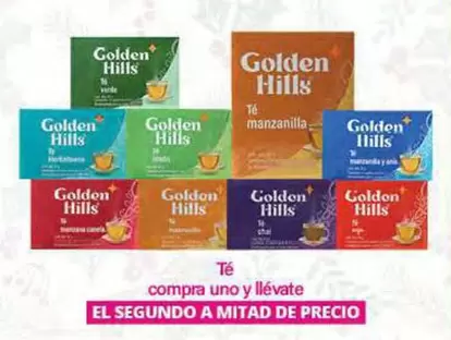 Oferta de Golden Hills - Té en La Comer