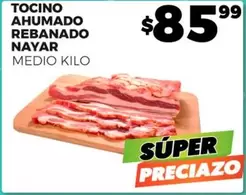 Oferta de Tocino Ahumado Rebanado por $85.99 en Merco