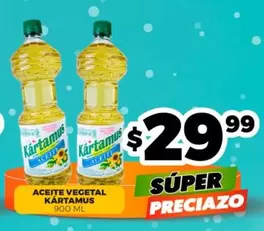 Oferta de Kartamus - Aceite Vegetal por $32.99 en Merco