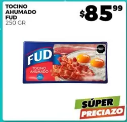 Oferta de Fud - Tocino Ahumado por $85.99 en Merco