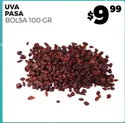 Oferta de Uva Pasa por $9.99 en Merco