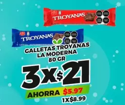 Oferta de Galletas La Moderna por $5.97 en Merco