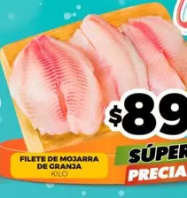 Oferta de Filete De Mojarra De Granja por $19.99 en Merco