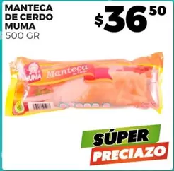 Oferta de Muma - Manteca De Cerdo por $36.5 en Merco