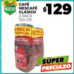 Oferta de Nescafé - Café Clásico por $129 en Merco