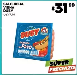 Oferta de Duby - Salchicha por $31.99 en Merco