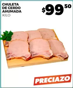 Oferta de Chuleta De Cerdo Ahumada por $114 en Merco