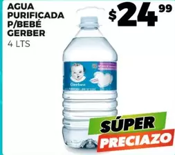 Oferta de Gerber - Agua Purificada P/Bebé por $24.99 en Merco