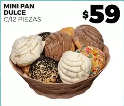 Oferta de Mini Pan Dulce por $59 en Merco