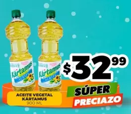 Oferta de Kartamus - Aceite Vegetal por $32.99 en Merco