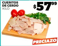 Oferta de Cueritos De Cerdo por $57.99 en Merco