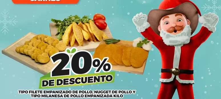 Oferta de Tipo Filete Empanizado De Pollo, Nugget De Pollo Y Tipo Milanesa De Pollo Empanizada en Merco