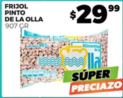 Oferta de De la Olla - Frijol Pinto por $29.99 en Merco