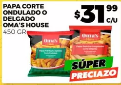 Oferta de Papa Corte Ondulado O Delgado por $31.99 en Merco