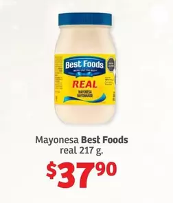 Oferta de Best Foods - Mayonesa Foods por $37.9 en Soriana Híper