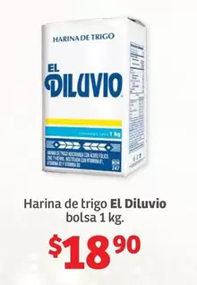 Oferta de Diluvio - Harina De Trigo por $18.9 en Soriana Híper